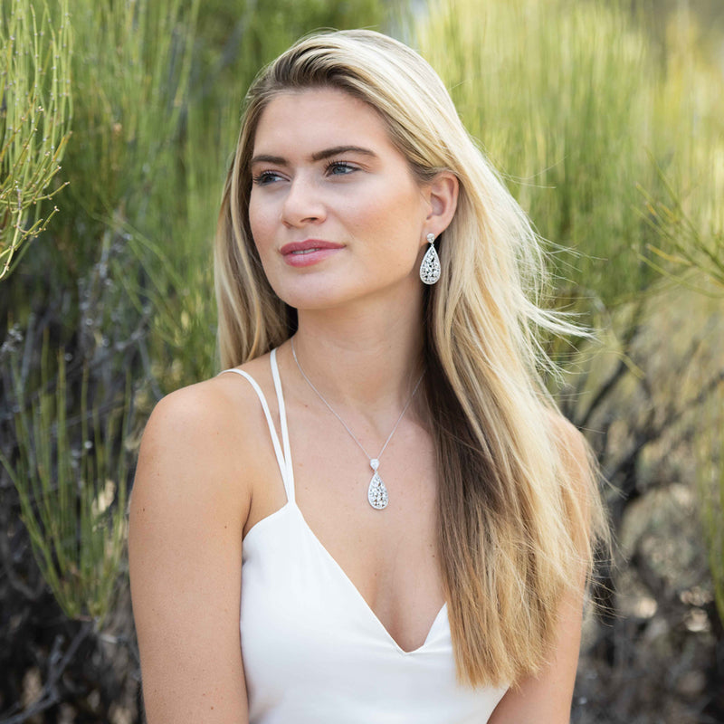 Pasadena crystal teardrop earrings - Liberty in Love