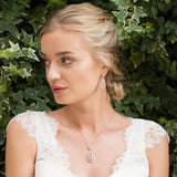 Pasadena rose gold teardrop earrings - Liberty in Love