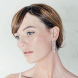 Peacock pearl drop earrings - Liberty in Love