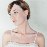 Peacock pearl drop earrings - Liberty in Love