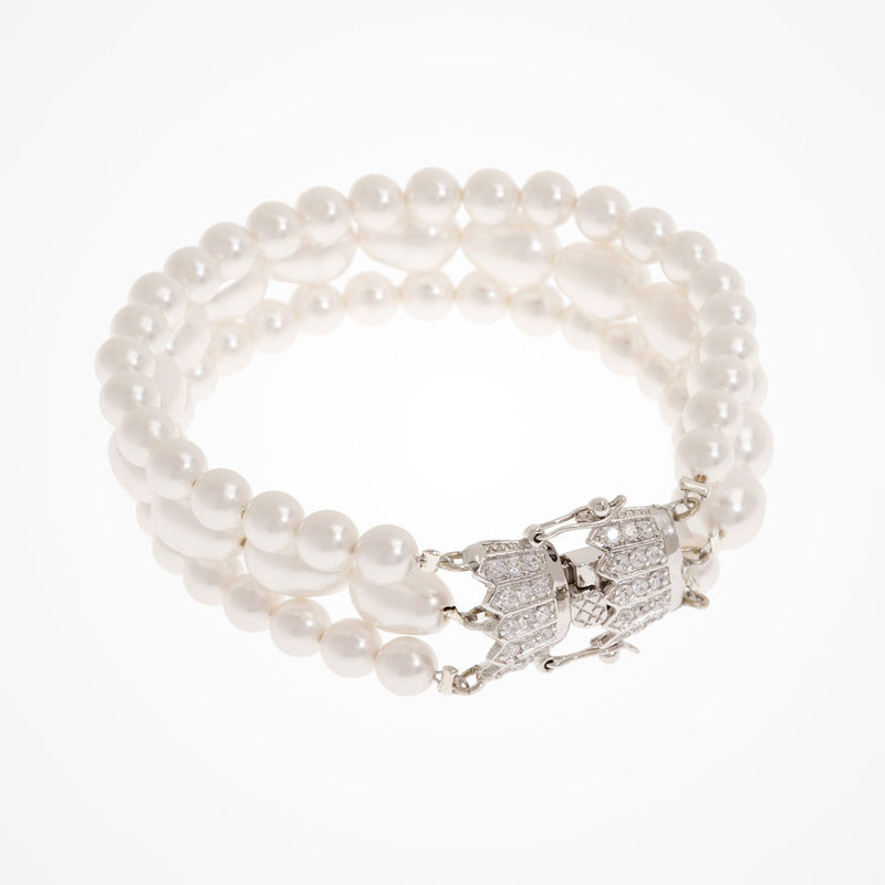 Peacock pearl bracelet - Liberty in Love