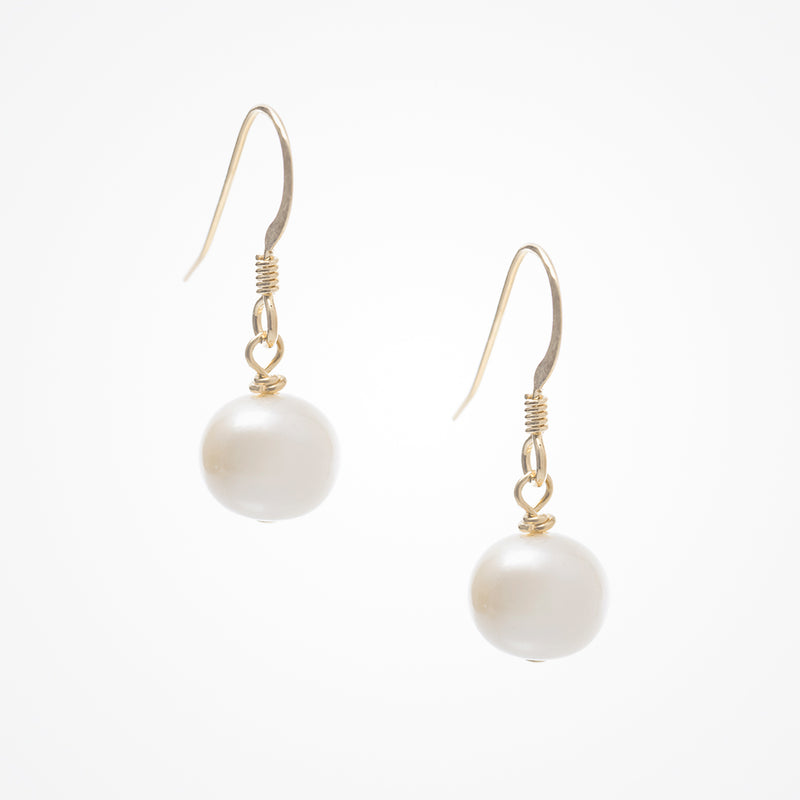 Pearl elegance earrings (gold) - Liberty in Love