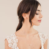 Pearl elegance pendant necklace (gold) - Liberty in Love