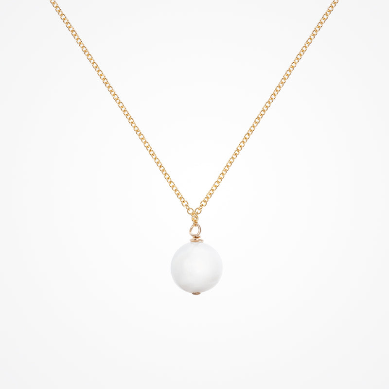Pearl elegance pendant necklace (gold) - Liberty in Love