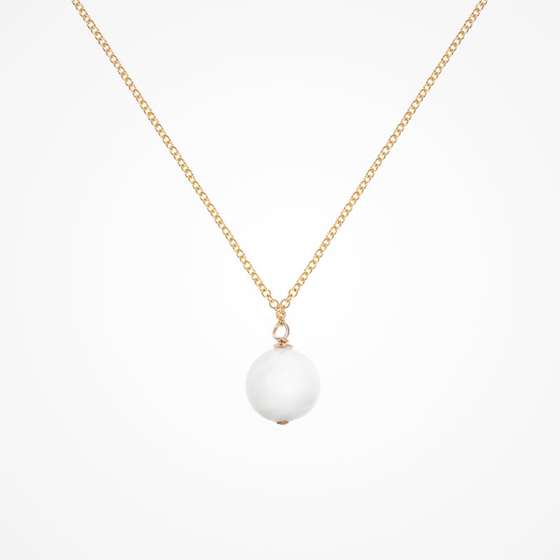 Pearl elegance pendant necklace (gold) - Liberty in Love