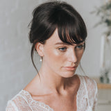 Pearl elegance earrings (rose gold) - Liberty in Love