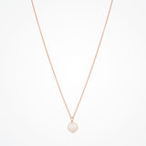 Pearl elegance rose gold pendant necklace - Liberty in Love