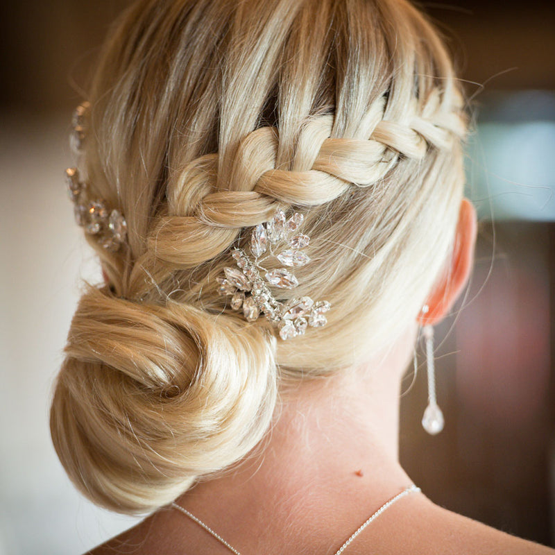 Penelope crystal leaves hair comb - Liberty in Love