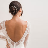 Penelope crystal hair pins (silver) - Liberty in Love