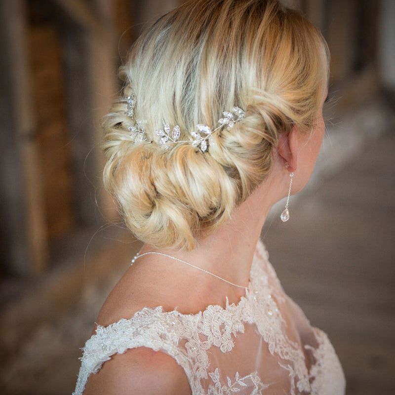 Penelope crystal leaves hair vine - Liberty in Love