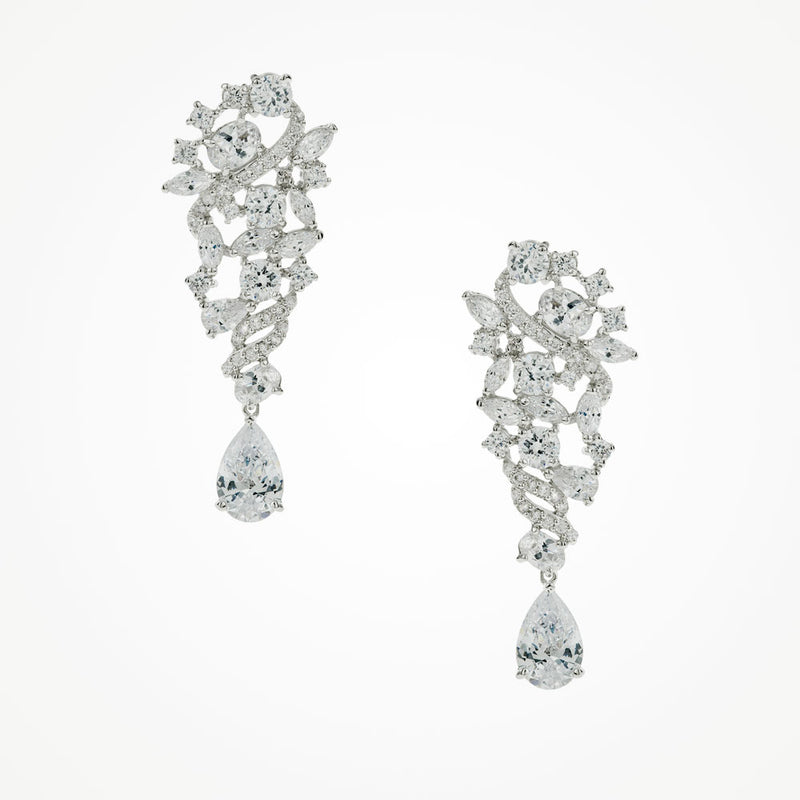Perfection crystal chandelier teardrop earrings - Liberty in Love