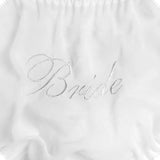 Personalised bridal knickers in ivory silk chiffon - Liberty in Love