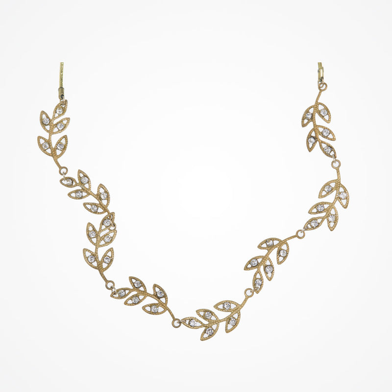 Peta crystal leaves vine halo - Liberty in Love