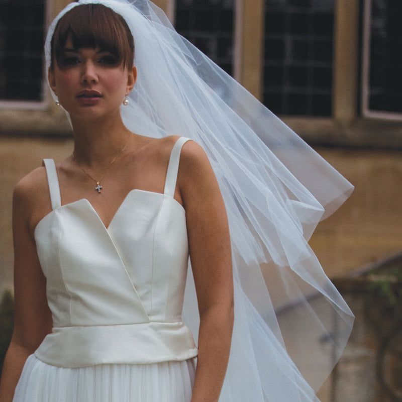 Phoenix two tier tulle veil - Liberty in Love