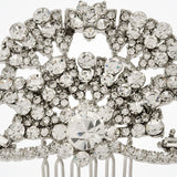 Piper crystal fan bridal hair comb - Liberty in Love