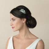 Piper crystal fan bridal hair comb - Liberty in Love