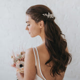 Pixie crystal embellished blossom hair comb - Liberty in Love