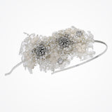 Porcelaine vintage lace bridal headband - Liberty in Love