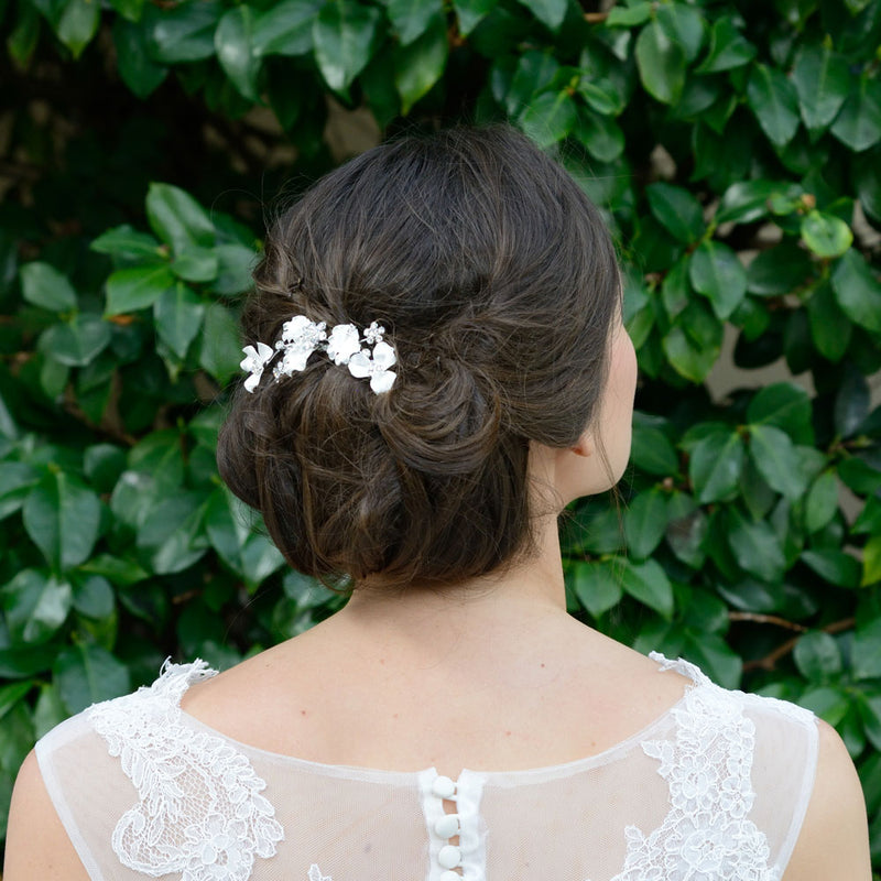 Portia little vine of silver blossoms clip - Liberty in Love