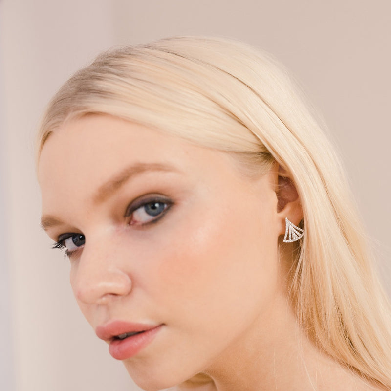 Prince deco crystal earrings - Liberty in Love