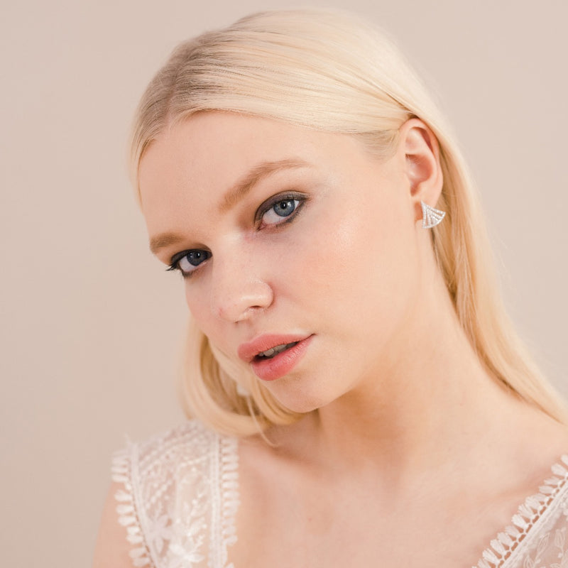 Prince deco crystal earrings - Liberty in Love