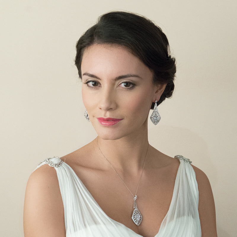 Princeton crystal art deco earrings - Liberty in Love