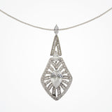 Princeton crystal art deco pendant necklace - Liberty in Love