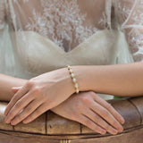 Promise gold cubic zirconia bracelet - Liberty in Love
