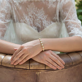 Promise gold cubic zirconia bracelet - Liberty in Love