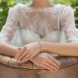 Promise rose gold cubic zirconia bracelet - Liberty in Love