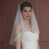 Queensday tulle veil with floral motifs - Liberty in Love