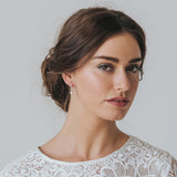 Rae crystal embellished pearl drop earrings - Liberty in Love