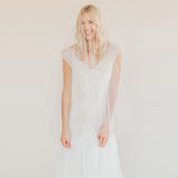Belle tulle veil with beaded edge - Liberty in Love