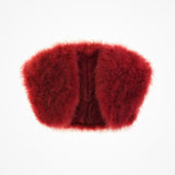 Red feather bridal bolero - Liberty in Love