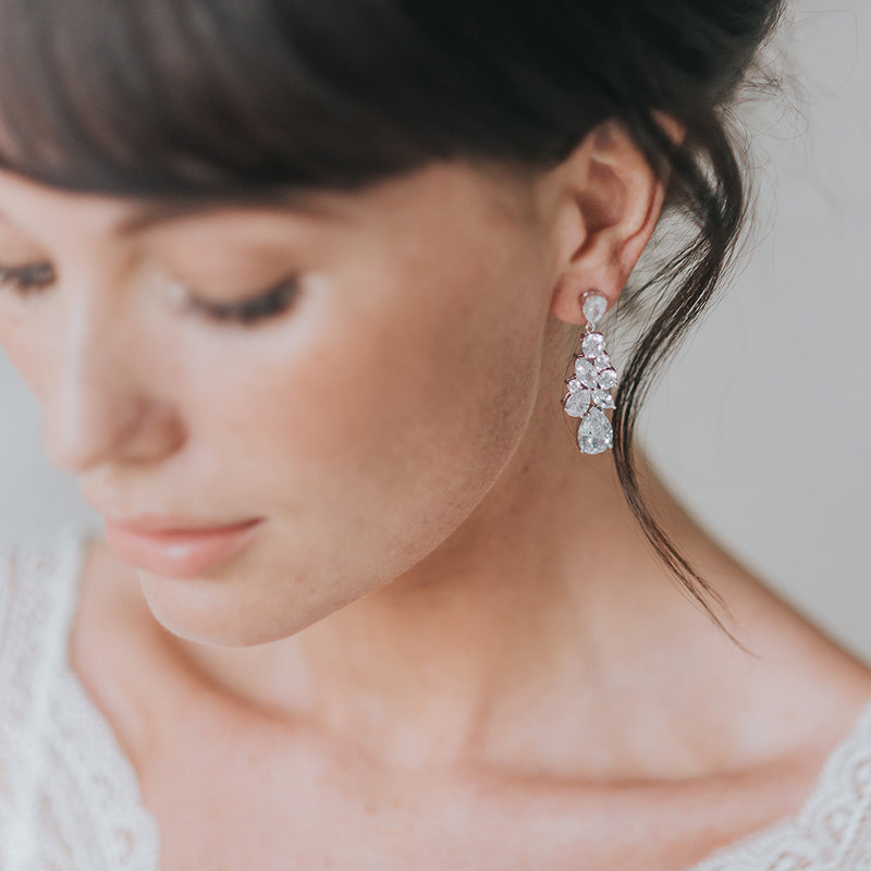 Regalia madame crystal drop earrings - Liberty in Love