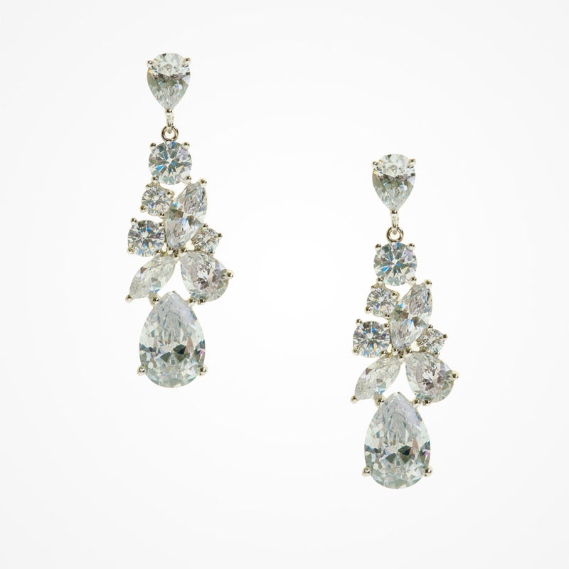 Regalia madame crystal drop earrings - Liberty in Love