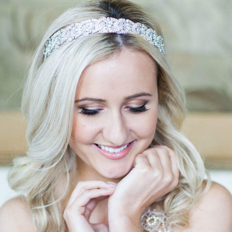 Renata crystal embellished headpiece (or belt) - Liberty in Love