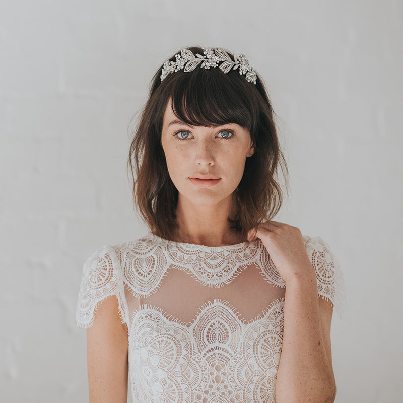 Rhapsody vine of leaves headpiece - Liberty in Love
