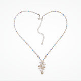 Ritz pearl and crystal cluster necklace - Liberty in Love