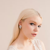 Rock star clustered crystals earrings - Liberty in Love