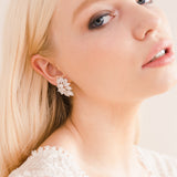 Rock star clustered crystals earrings - Liberty in Love