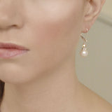 Roma pearl and crystal bridal earrings - Liberty in Love