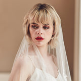 Rose floral lace edge veil - Liberty in Love