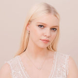 Aphrodite rose gold pearl and crystal necklace - Liberty in Love