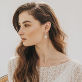 Sabine CZ teardrop earrings - Liberty in Love