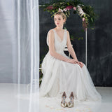 Sahara floral champagne t-bar shoes - Liberty in Love