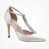 Sahara floral ivory t-bar shoes - Liberty in Love
