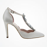 Sahara floral ivory t-bar shoes - Liberty in Love