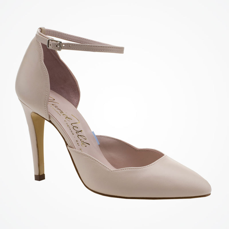 Sahara pale pink leather shoes - Liberty in Love