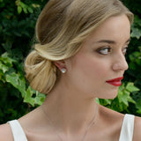 San Marino pearl bridal stud earrings - Liberty in Love